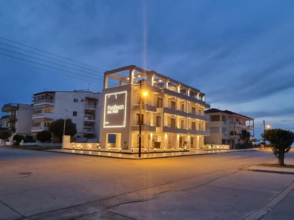 Pantheon Sea View Aparthotel Neoi Poroi Exterior photo