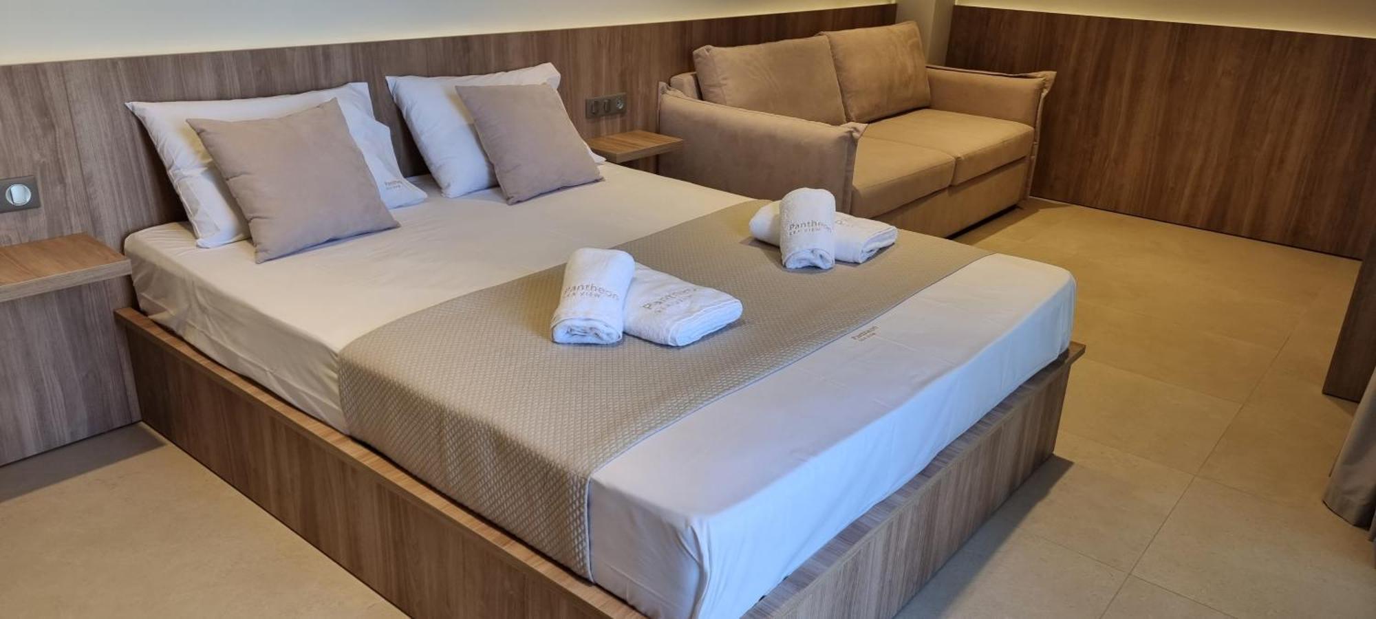 Pantheon Sea View Aparthotel Neoi Poroi Room photo
